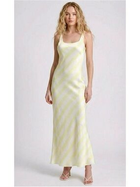 AVEC LES FILLES Stripe Maxi Dress